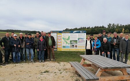 Die Wanderwegewarte beim Treffen 2022 in Daiting